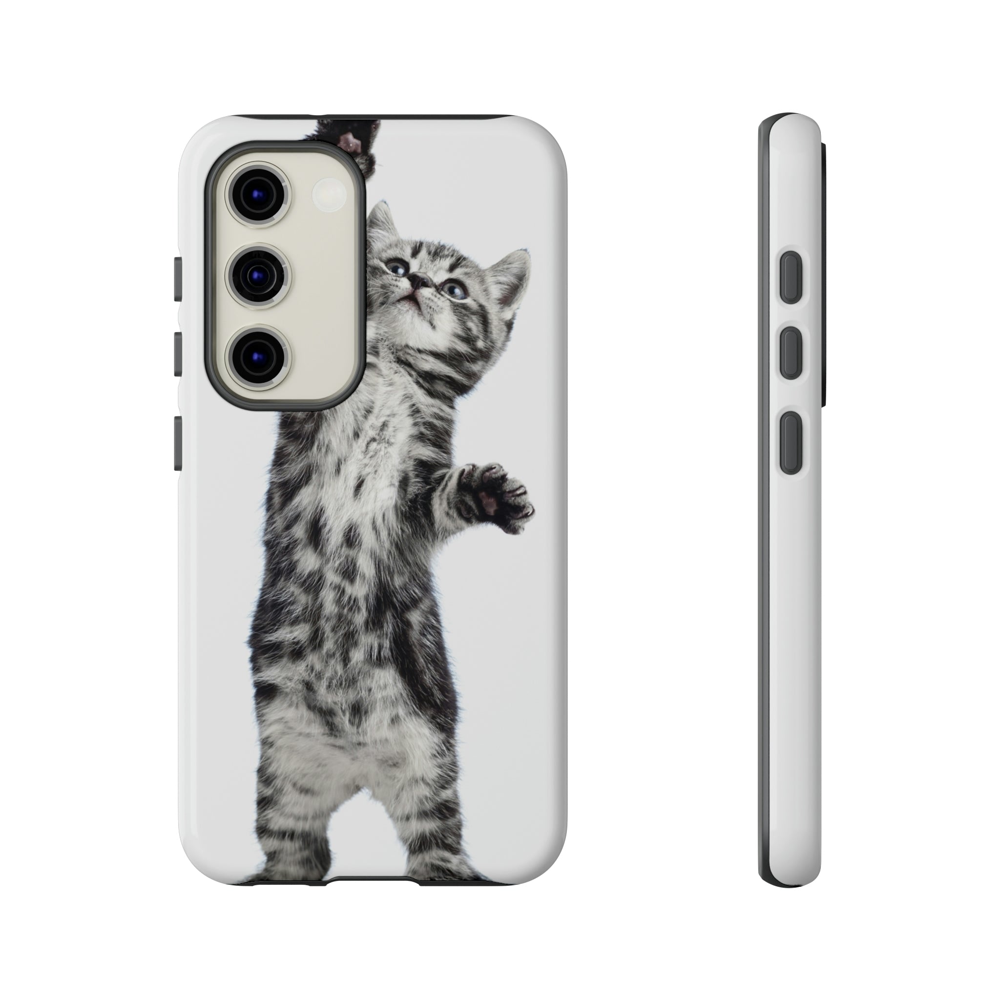 Playful Kitten Android Case (Protective) Samsung Galaxy S23 Glossy Phone Case