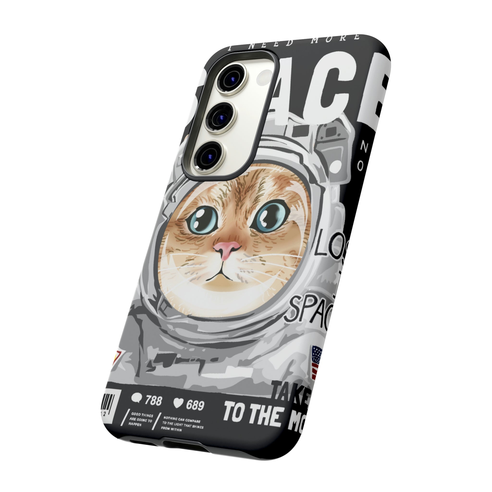 Space Cute Cat Android Case (Protective) Phone Case