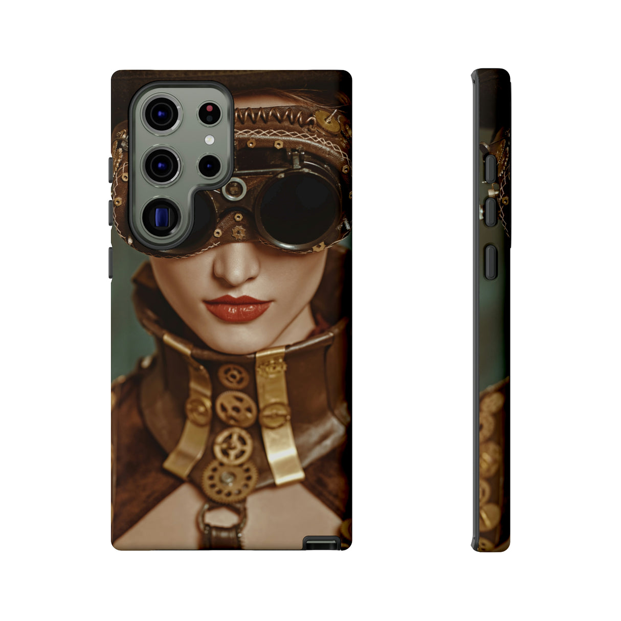 Steampunk Lady Android Case (Protective) Samsung Galaxy S23 Ultra Matte Phone Case