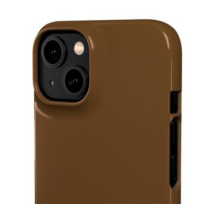 Dark Brown iPhone Case (Slim) Phone Case