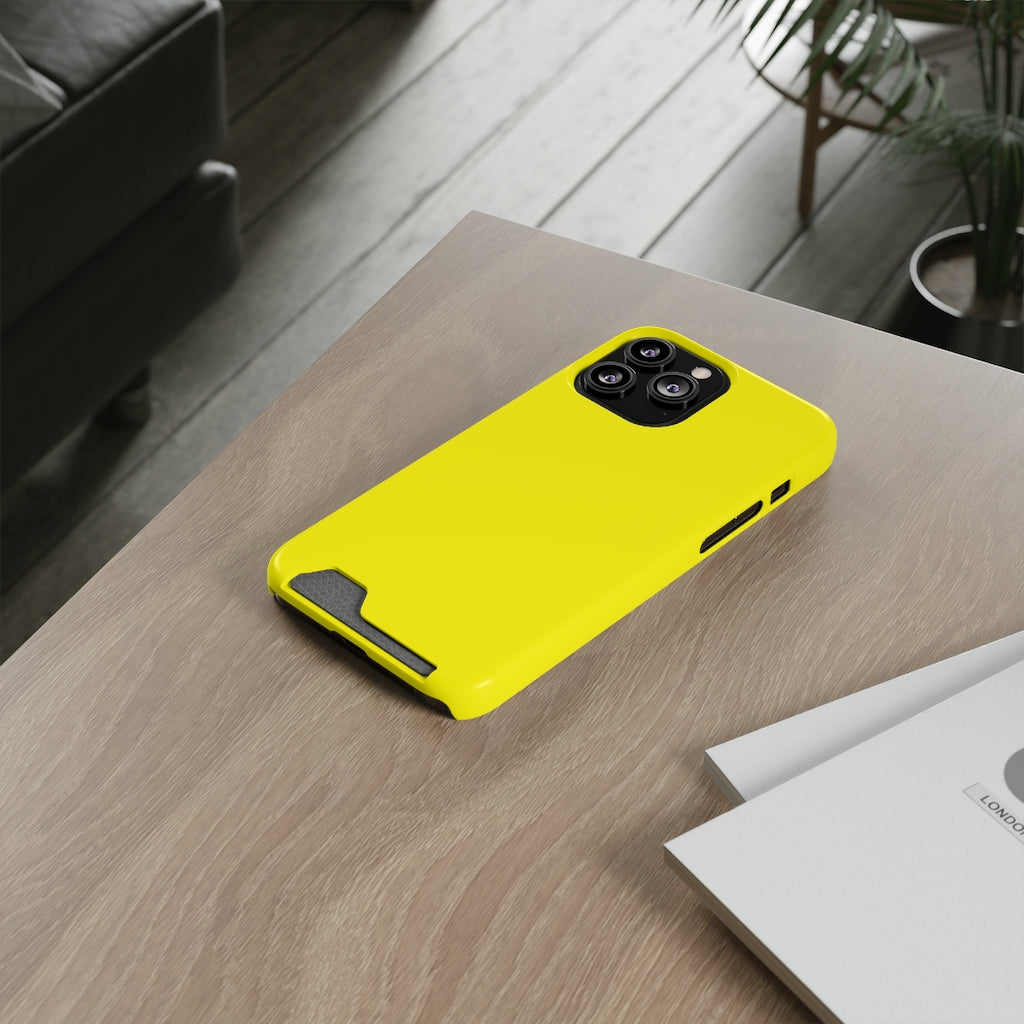 Cadmium Yellow iPhone Case (Card) Phone Case