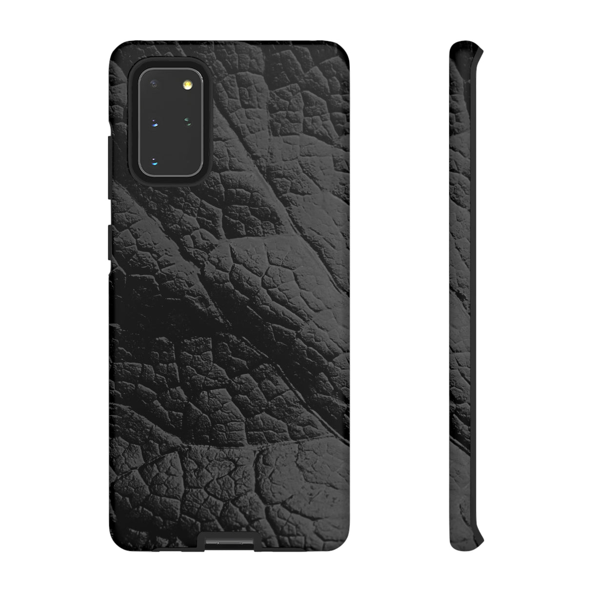 Black Leaf Android Case (Protective) Samsung Galaxy S20+ Matte Phone Case