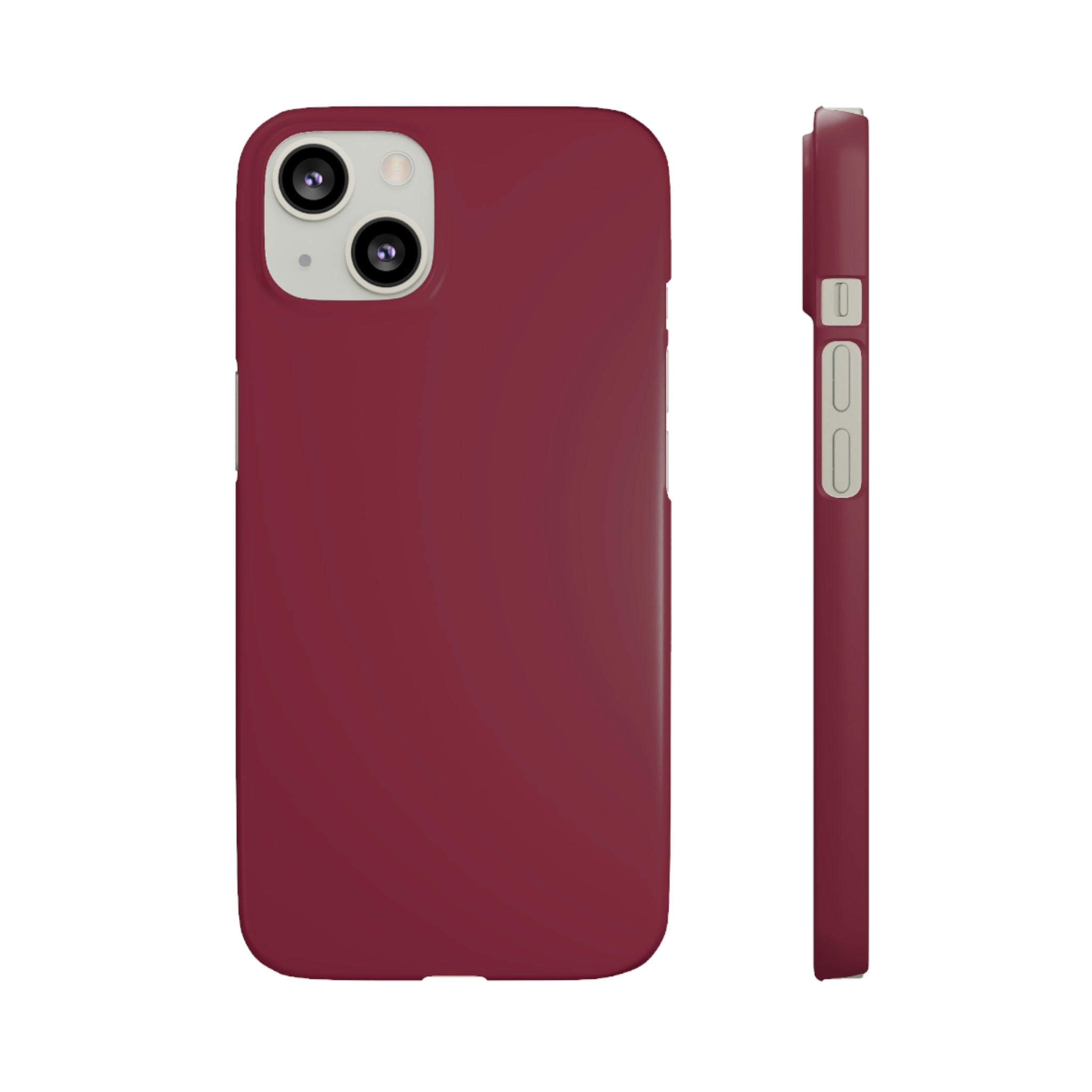 Claret Red iPhone Case (Slim) iPhone 13 Matte Phone Case