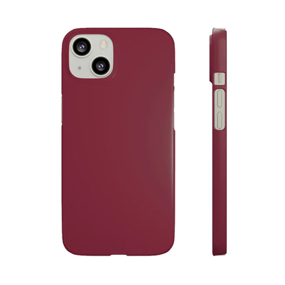 Claret Red iPhone Case (Slim) iPhone 13 Matte Phone Case