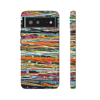 Stripe Art Android Case (Protective) Google Pixel 6 Glossy Phone Case