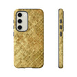 Golden Mosaic Android Case (Protective) Samsung Galaxy S23 Glossy Phone Case