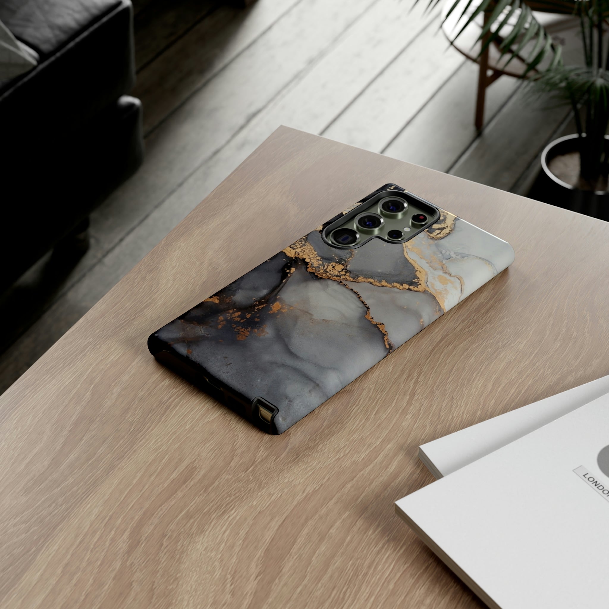 Grey Marble Android Case (Protective) Phone Case