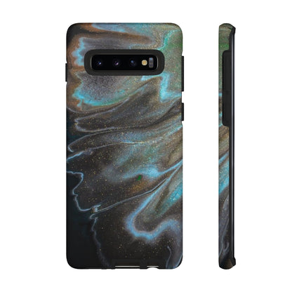 Smaragd Glitter Ink Art Android Case (Protective) Samsung Galaxy S10 Matte Phone Case