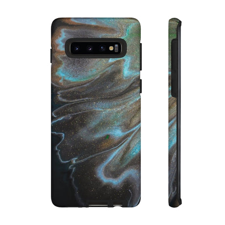 Smaragd Glitter Ink Art Android Case (Protective) Samsung Galaxy S10 Matte Phone Case