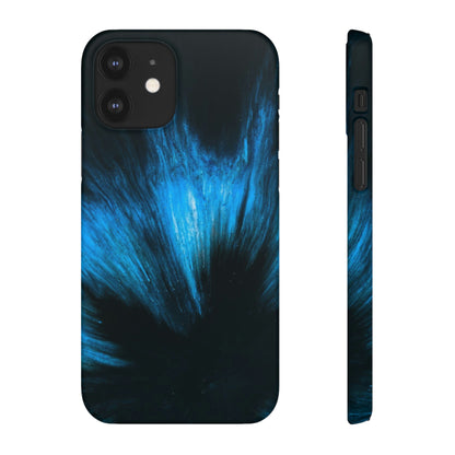 Midnight Shadow Ink Art iPhone Case (Slim) iPhone 12 Matte Phone Case