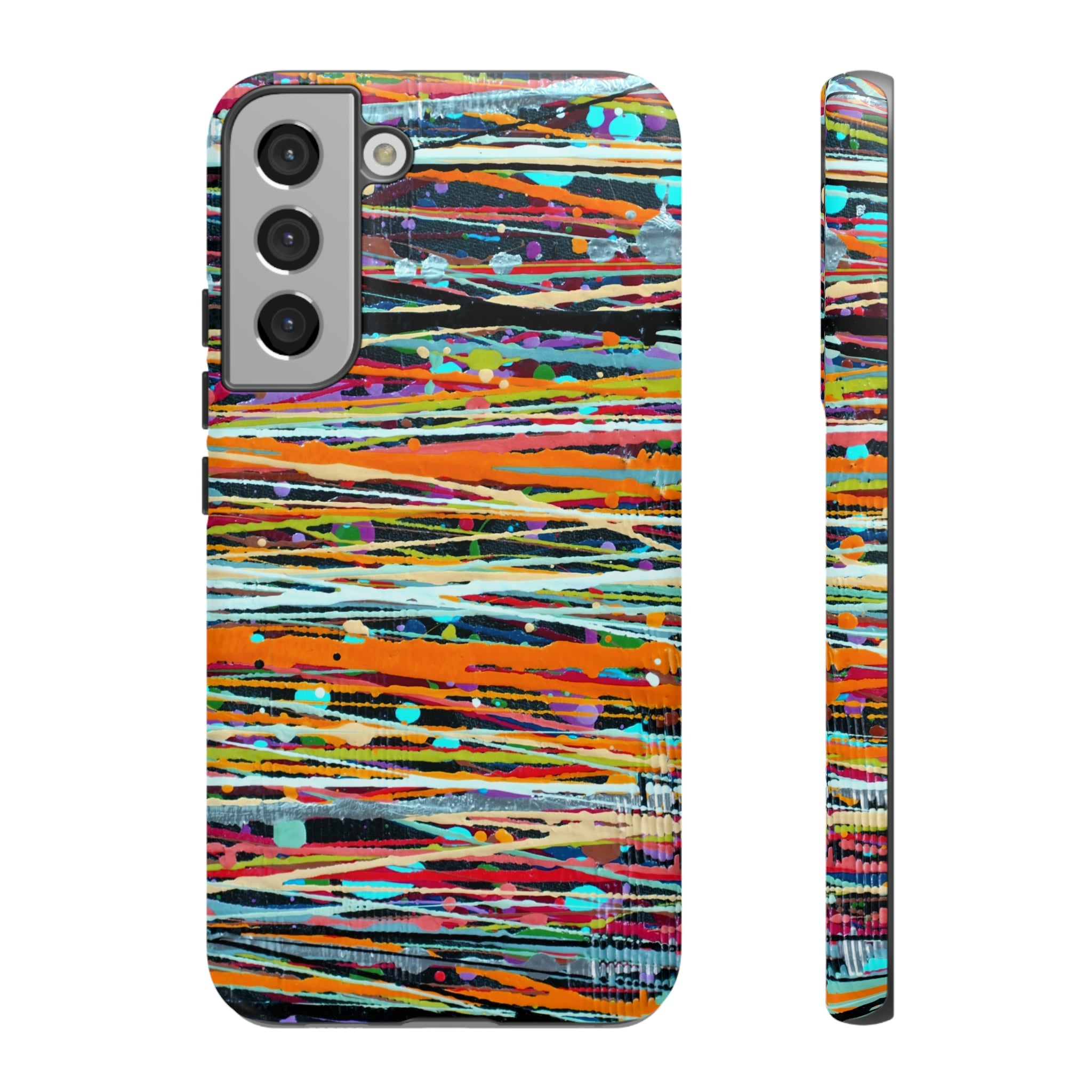 Stripe Art Android Case (Protective) Samsung Galaxy S22 Plus Matte Phone Case