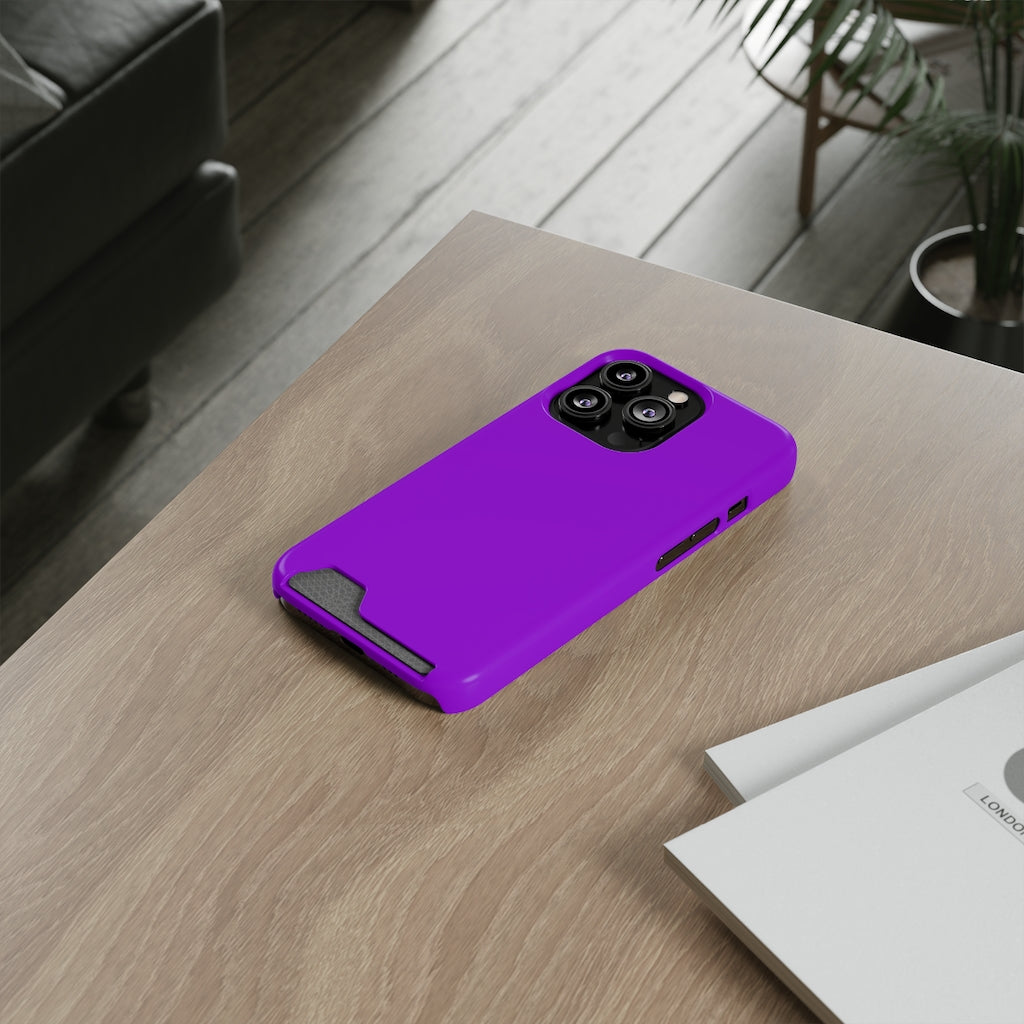 Electric Purple iPhone Case (Card) Phone Case