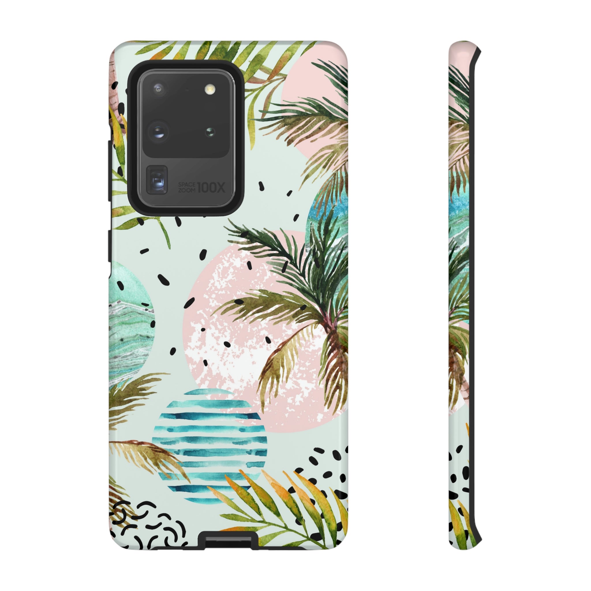 Summer Watercolor Android Case (Protective) Samsung Galaxy S20 Ultra Glossy Phone Case