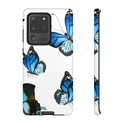 Blue Butterflies Android Case (Protective) Samsung Galaxy S20 Ultra Matte Phone Case