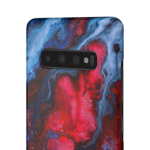 Neon Red Ink Art Android Case (Slim) Phone Case