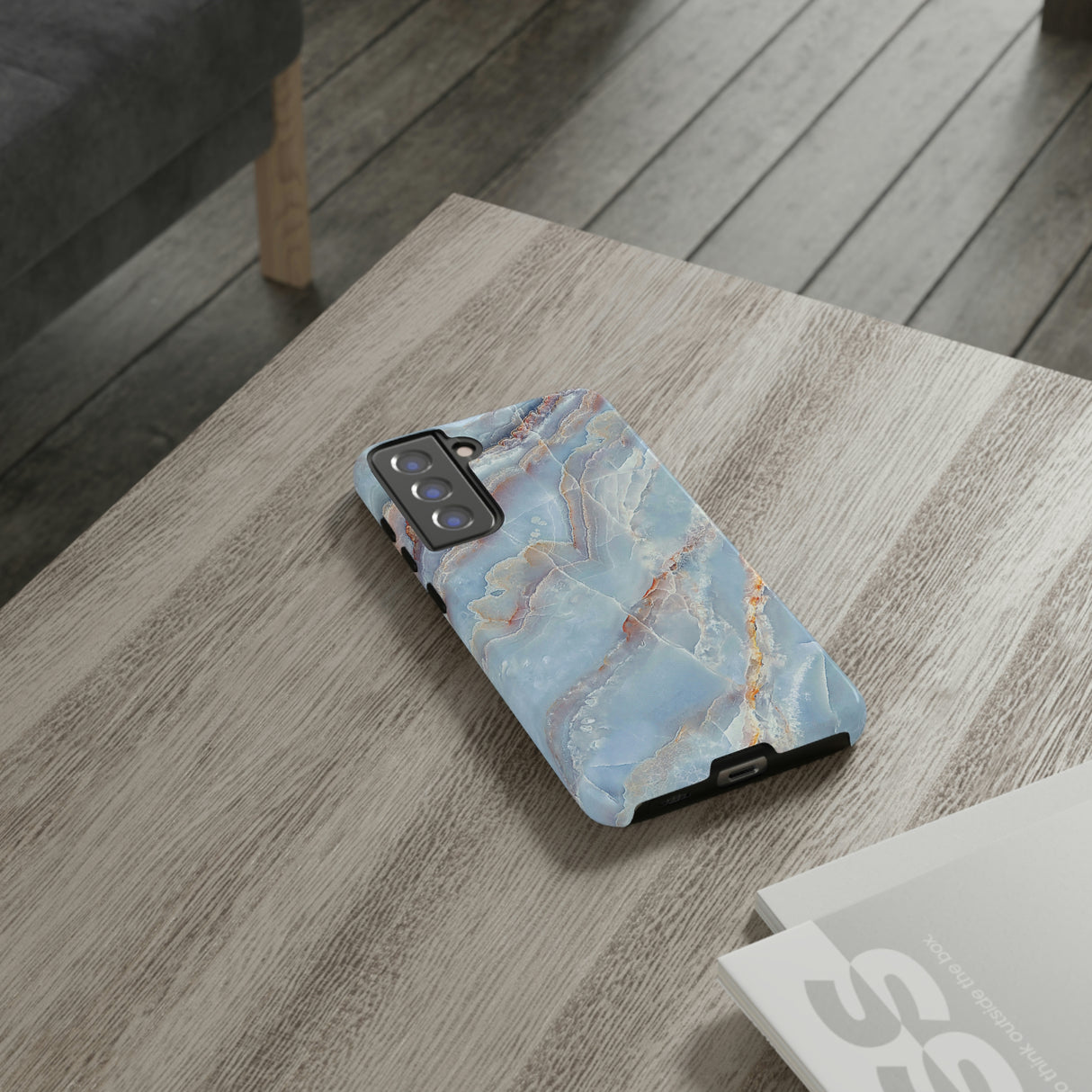 Blue Marble Background Android Case (Protective) Phone Case