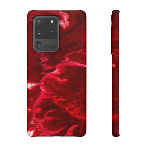 Red Velvet Ink Art Android Case (Slim) Samsung Galaxy S20 Ultra Matte Phone Case