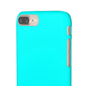 Aqua Blue iPhone Case (Slim) Phone Case