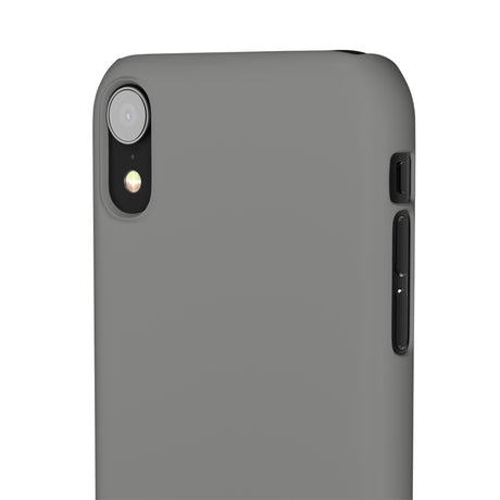 Battleship Gray iPhone Case (Slim) Phone Case