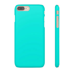 Bright Turquoise iPhone Case (Slim) iPhone 8 Plus Matte Phone Case