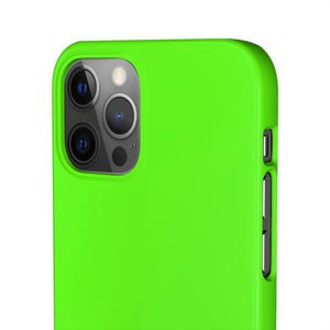 Bright Green iPhone Case (Slim) Phone Case