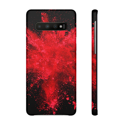 Red Explosion Samsung Case (Slim) Samsung Galaxy S10 Matte Phone Case