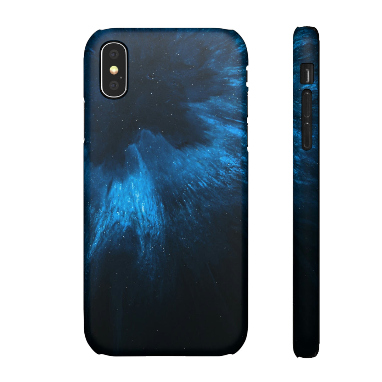 Deep Space Ink Art iPhone Case (Slim) iPhone X Matte Phone Case