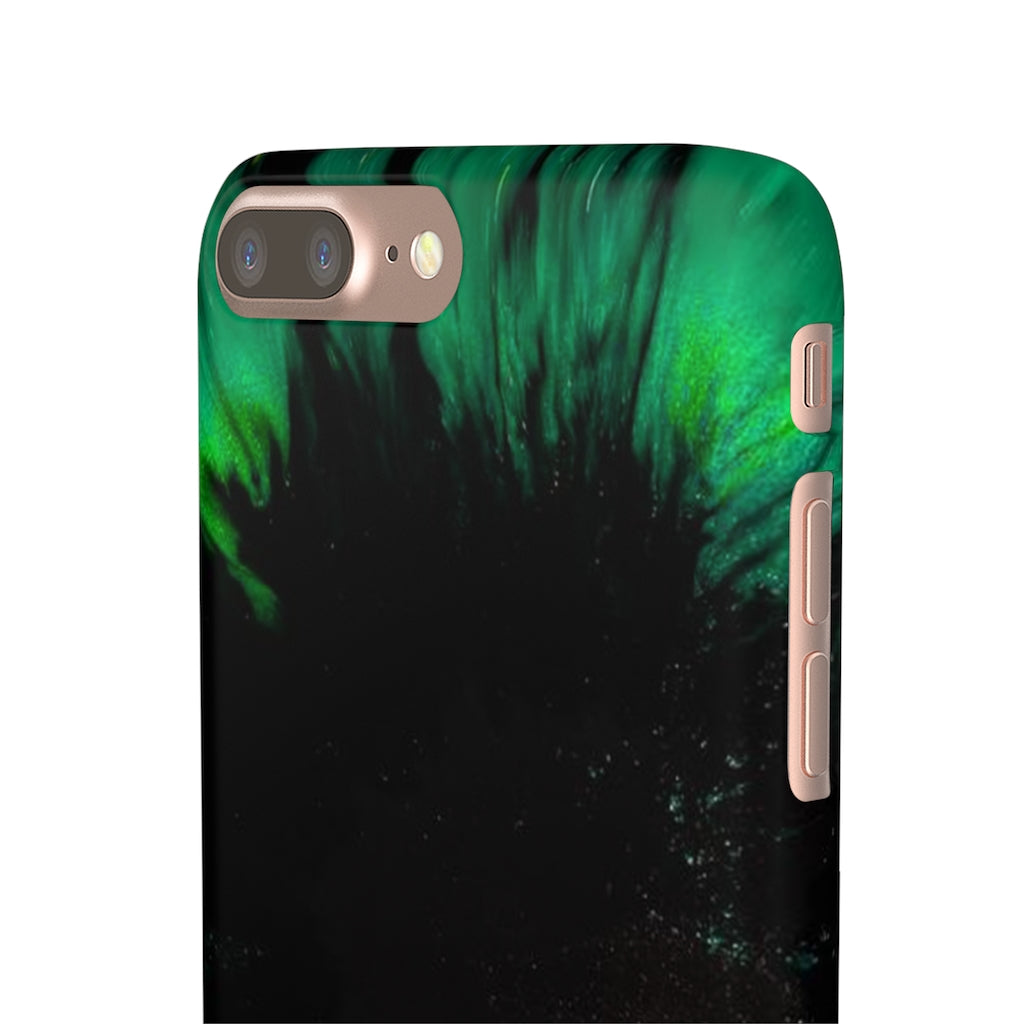 Northen Star Gaze Ink Art iPhone Case (Slim) Phone Case