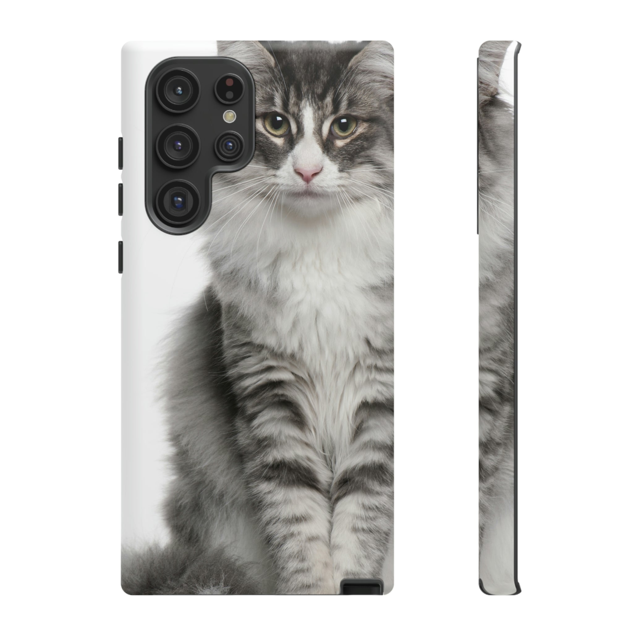 Forest Cat Android Case (Protective) Samsung Galaxy S22 Ultra Matte Phone Case