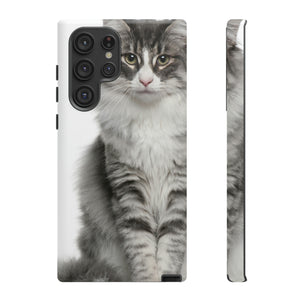 Forest Cat Android Case (Protective) Samsung Galaxy S22 Ultra Matte Phone Case