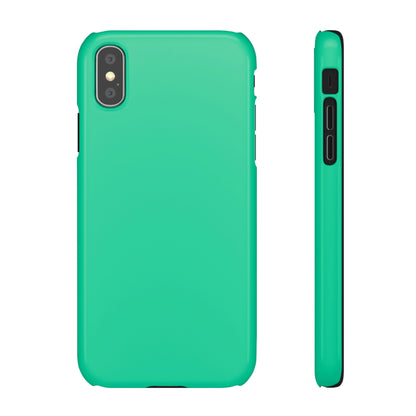 Caribbean Green iPhone Case (Slim) iPhone XS Glossy Phone Case