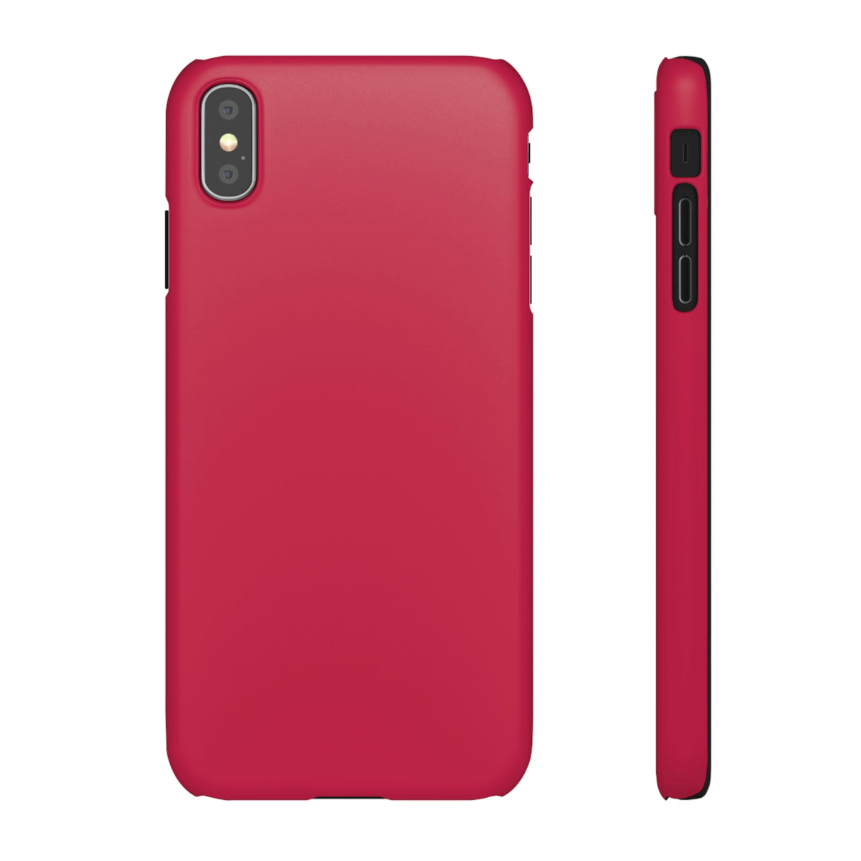 Bright Maroon iPhone Case (Slim) iPhone XS MAX Matte Phone Case