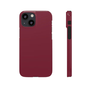 Claret Red iPhone Case (Slim) iPhone 13 Mini Glossy Phone Case