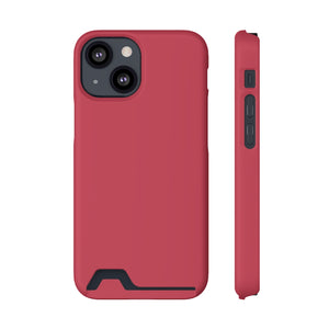 Brick Red iPhone Case (Card) iPhone 13 Mini Matte With gift packaging Phone Case