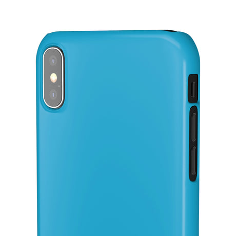 Bright Cerulean iPhone Case (Slim) Phone Case