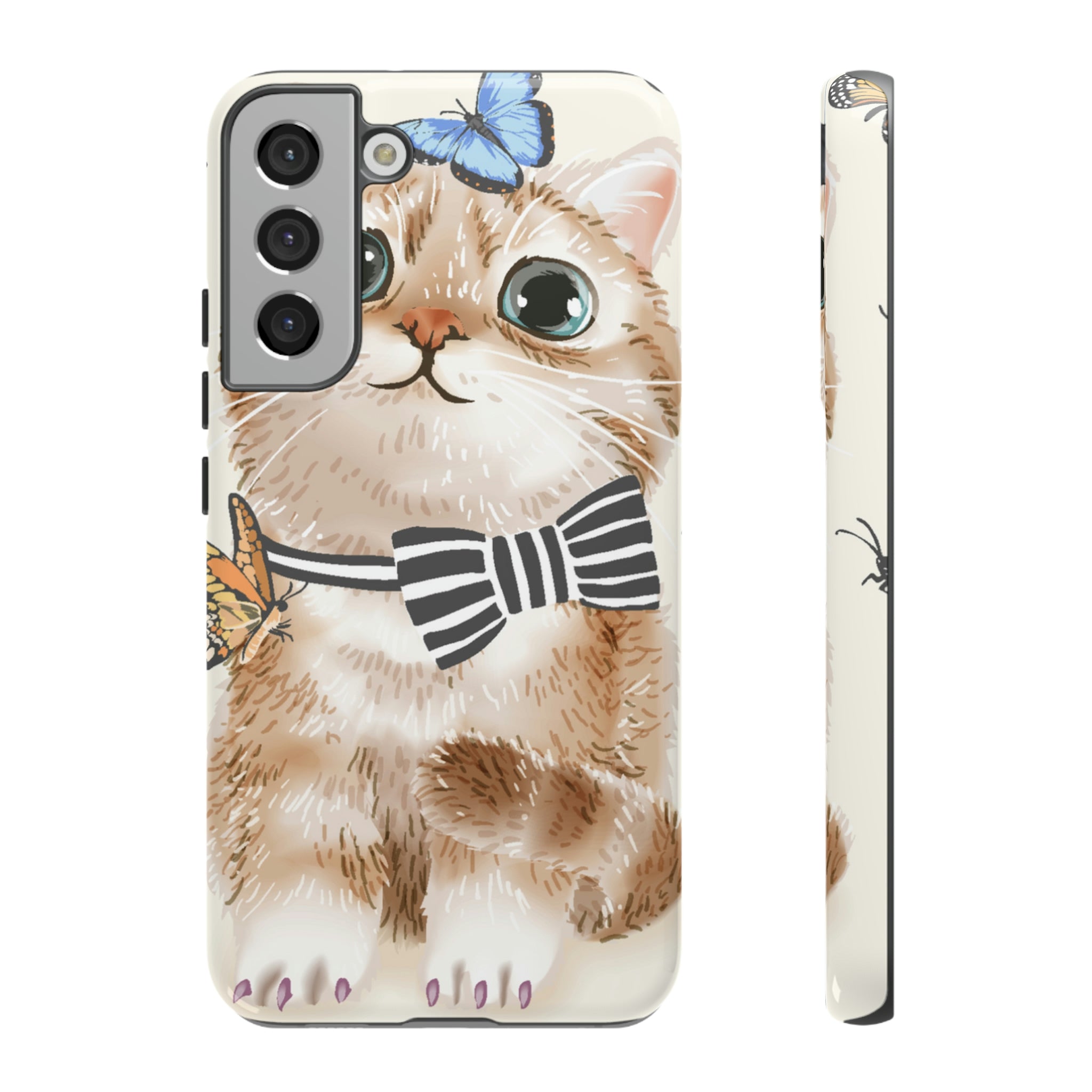 Petit Cute Cat Android Case (Protective) Samsung Galaxy S22 Plus Glossy Phone Case