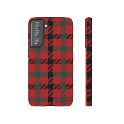 Red Flannel Android Case (Protective) Samsung Galaxy S21 FE Glossy Phone Case