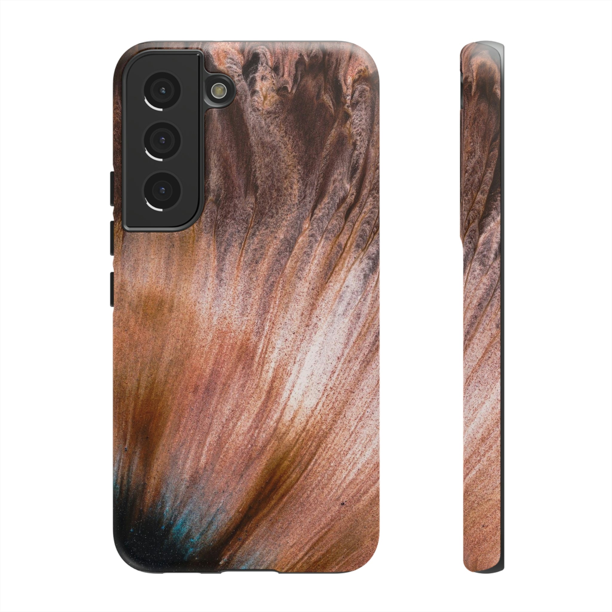 Light Brown Ink Art Android Case (Protective) Samsung Galaxy S22 Matte Phone Case