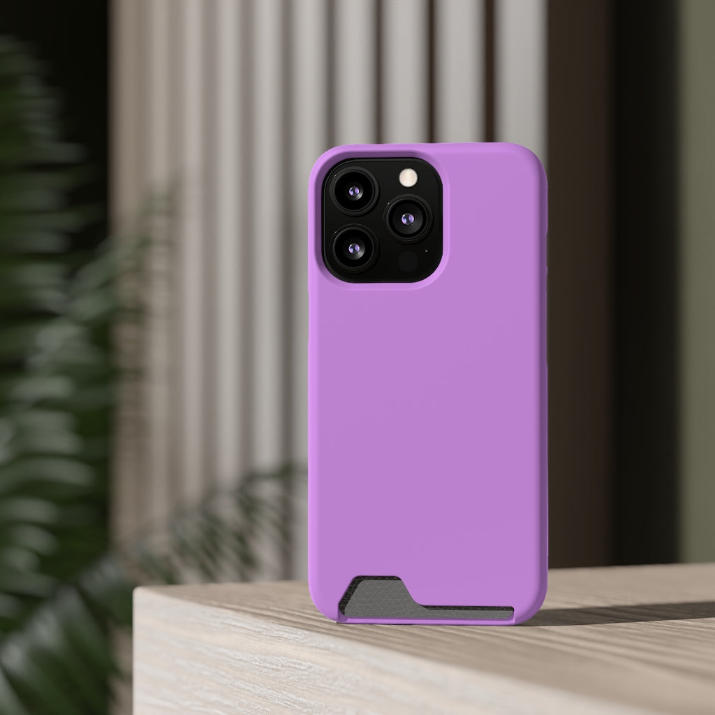 Bright Lilac iPhone Case (Card) Phone Case