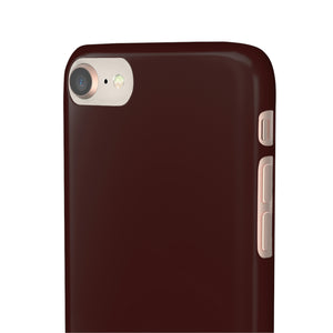 Dark Sienna Purple iPhone Case (Slim) Phone Case