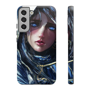 Paladin Girl Blue Eyes Android Case (Protective) Samsung Galaxy S22 Plus Matte Phone Case