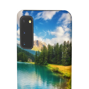 Fantastic Azure Alpine Lake Samsung/iPhone (Slim) Samsung Galaxy S20 Glossy Phone Case