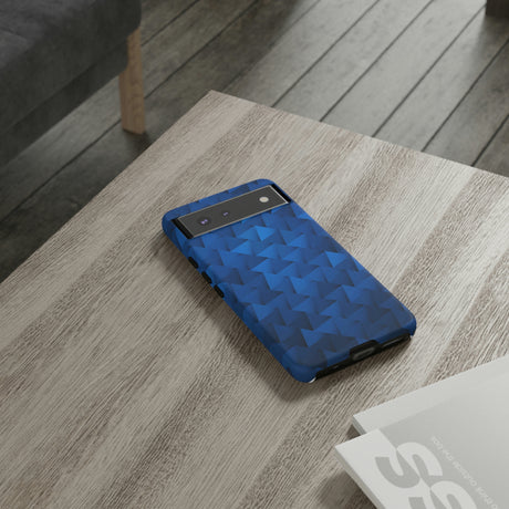 Blue Geometric Android Case (Protective) Phone Case