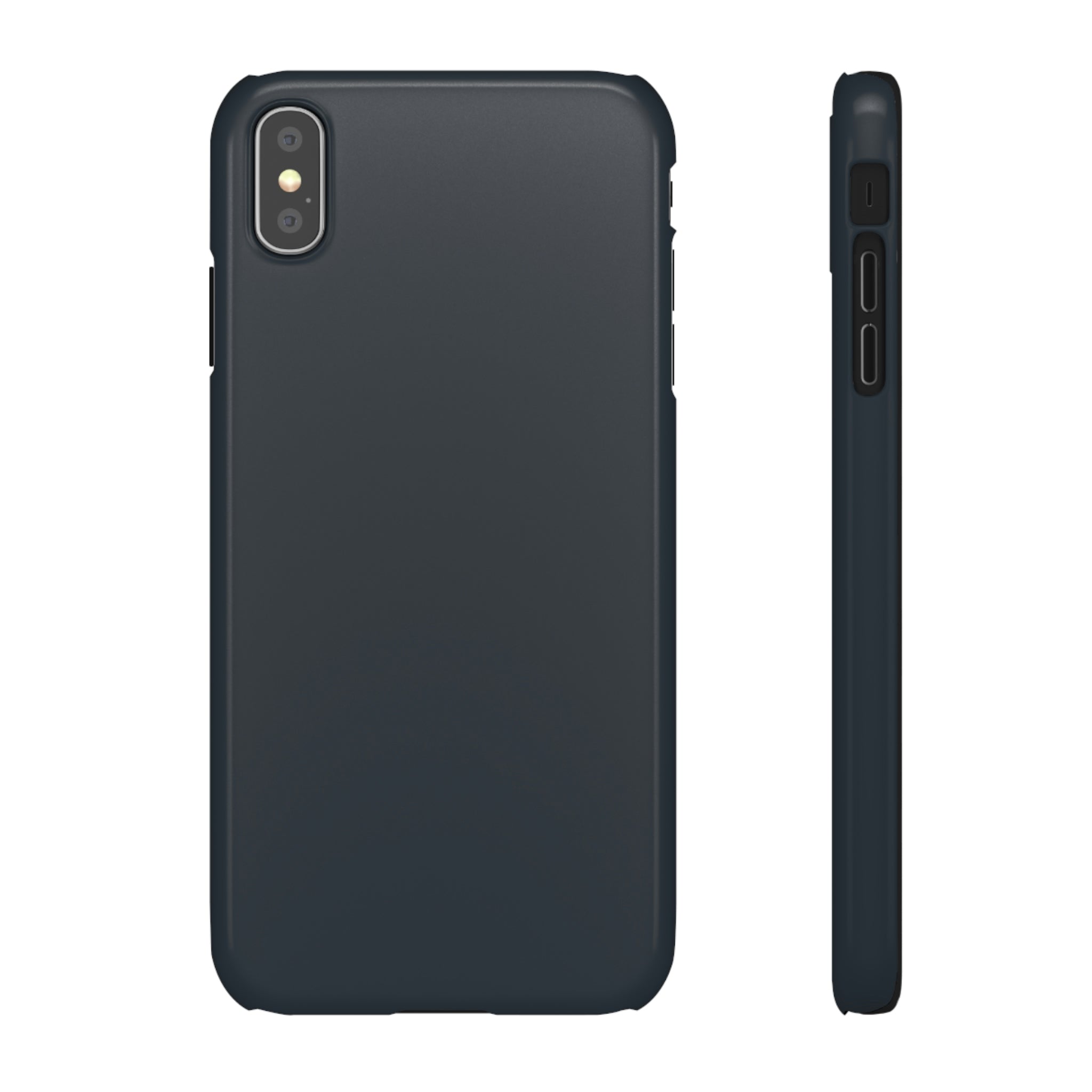 Gunmetal iPhone Case (Slim) iPhone XS MAX Glossy Phone Case