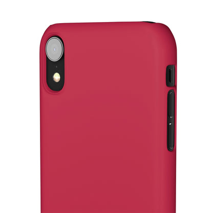 Bright Maroon iPhone Case (Slim) Phone Case