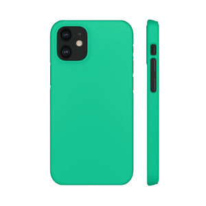 Caribbean Green iPhone Case (Slim) iPhone 12 Mini Matte Phone Case