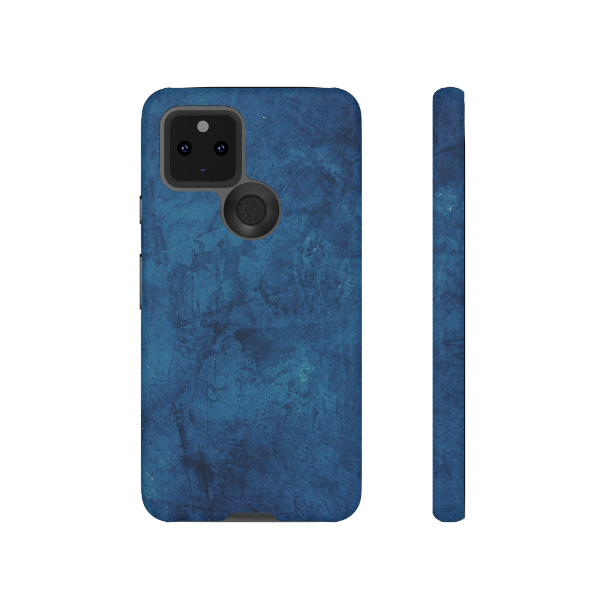 Grunge Navy Blue Android Case (Protective) Google Pixel 5 5G Matte Phone Case