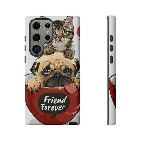 Pug n Kitten Android Case (Protective) Samsung Galaxy S23 Ultra Matte Phone Case