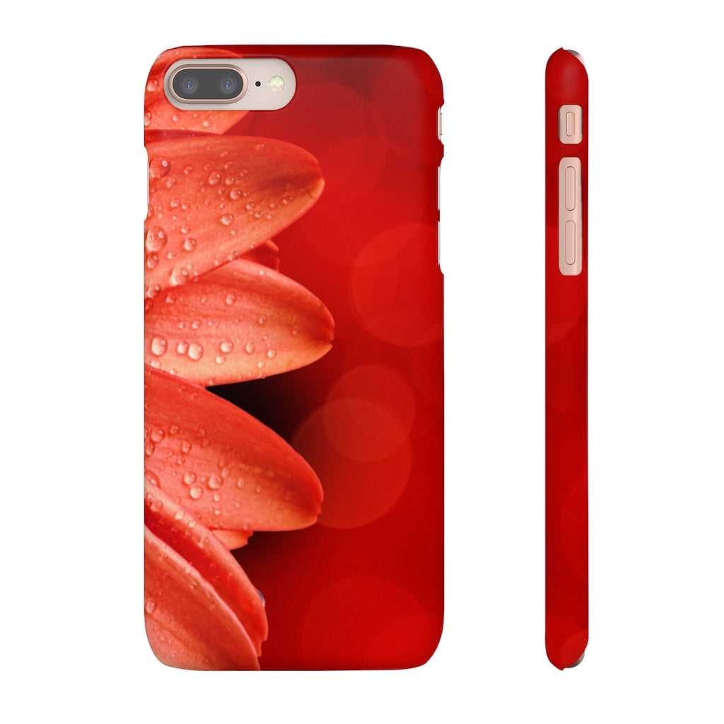 Red Spring Flower Samsung/iPhone (Slim) Phone Case