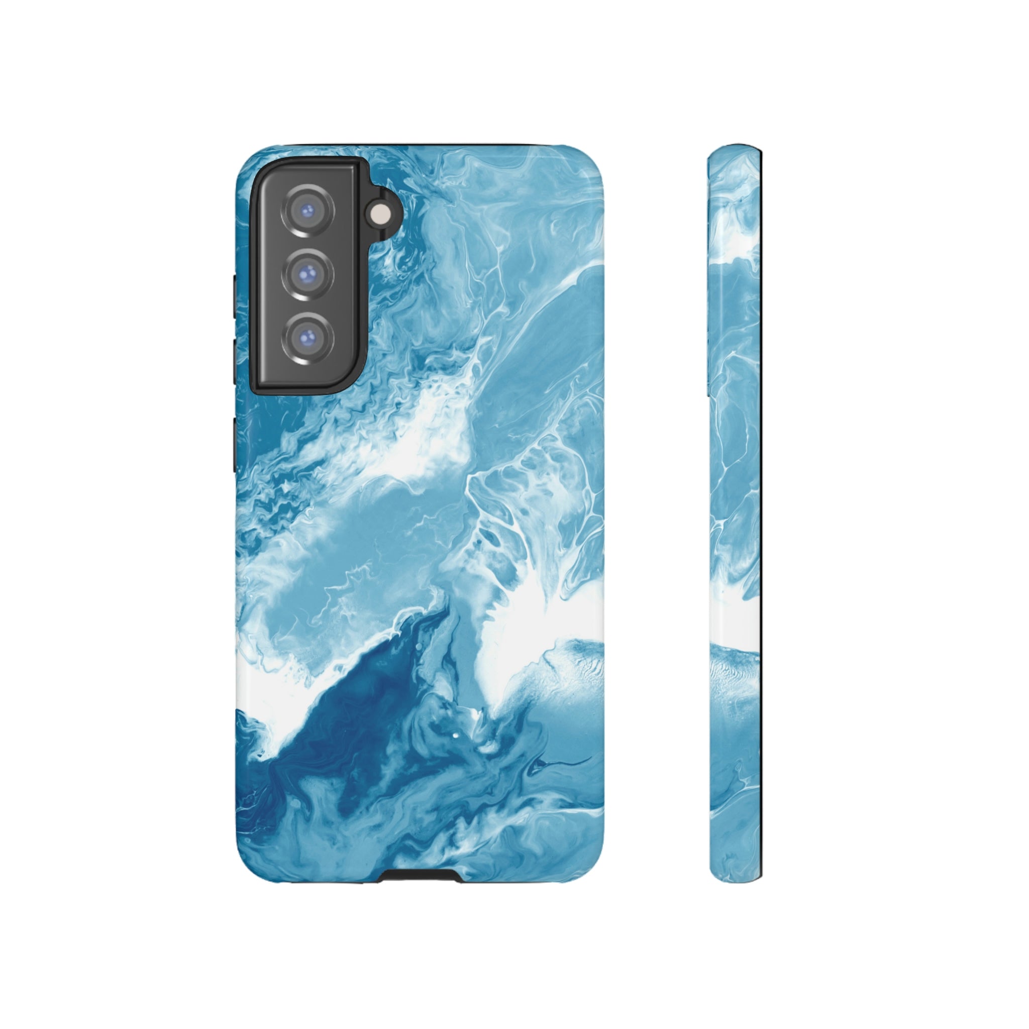 Blue Ocean Android Case (Protective) Samsung Galaxy S21 FE Glossy Phone Case